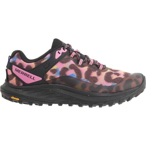 NEW Merrell Antora 3 Trail Running Shoes For Women Rainbow Leopard 027 - Picture 1 of 10